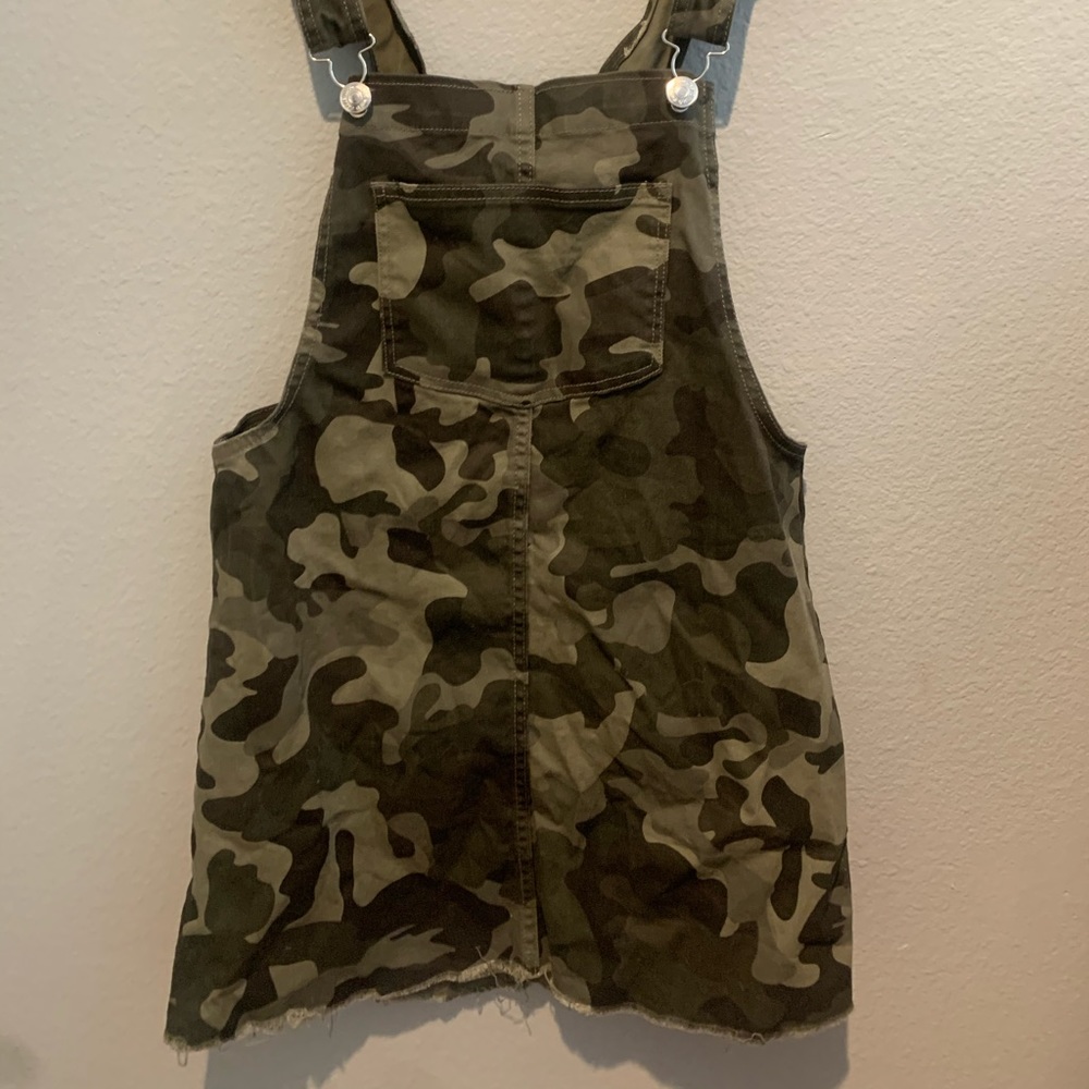 camouflage overall dress - Picture 2 of 5